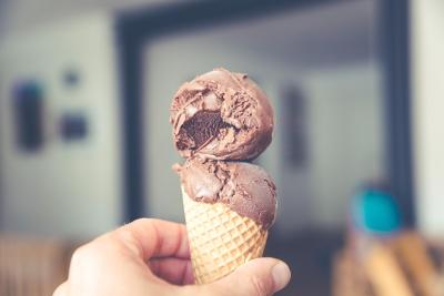 Chocolade-ijs Chocolade-ijs