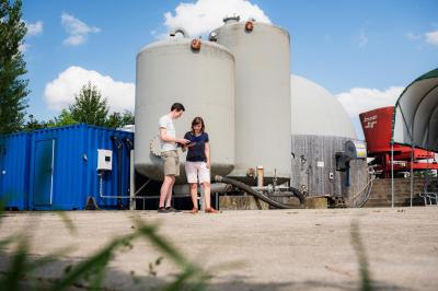 Inagro biogasinstallatie © Inagro